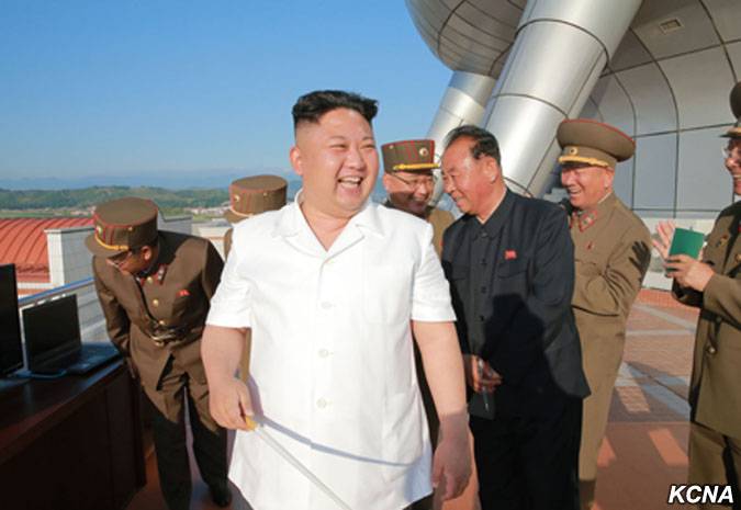 Kim Jong-UN gave a 