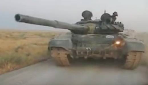 T-72B3 في سوريا لأول مرة استخدام الصواريخ الموجهة في 11 