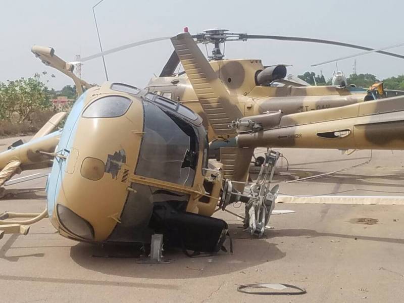A storm hit by the air force of Chad