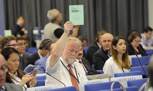 The Committee of the OSCE PA urged Russia to abandon the Crimea