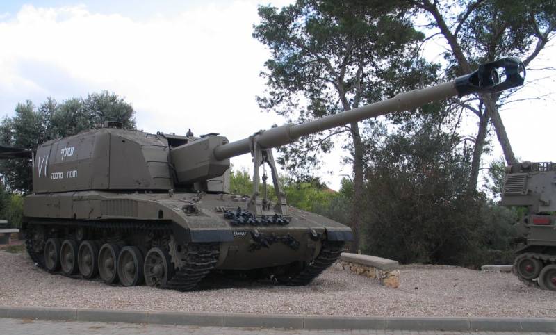 L'obusier automoteur «Шолеф» (Israël)