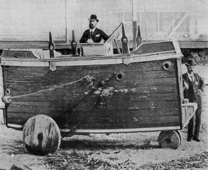 Les projets Argonaut: les premiers sous-marins de Simon Lake (états-UNIS)