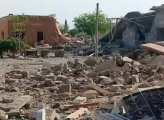 Aircraft of the US coalition in Syria again did not hit the terrorists...