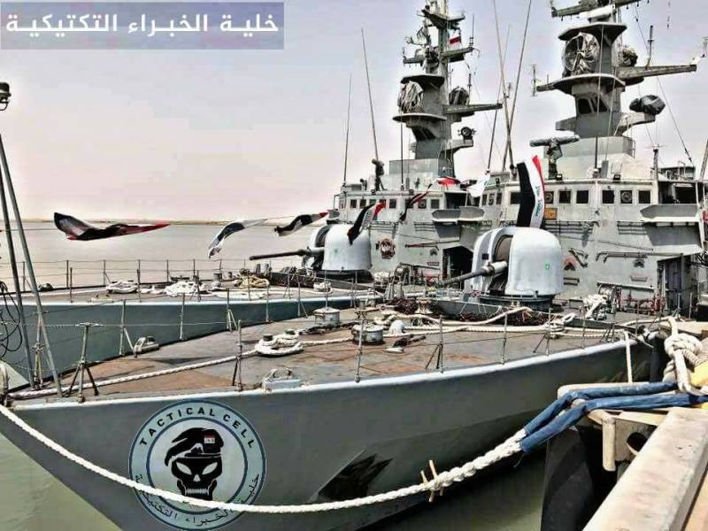 Iraq sent two Italian-built Corvette