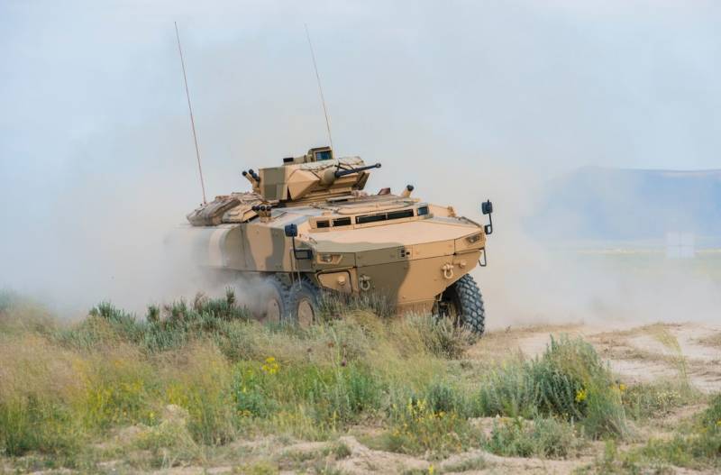 To Oman there arrived the first Turkish armored vehicles
