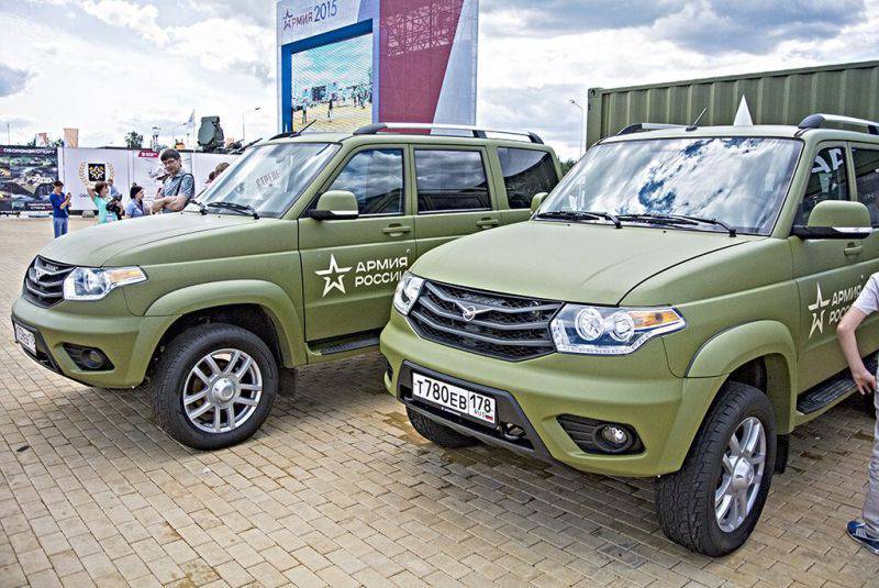 I TSB leveret parti af UAZ-3163 