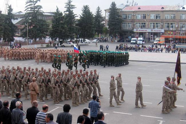 Eingebrochen Militärbasis an Gjumri
