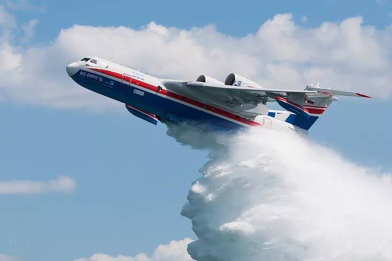 MES de la fédération de RUSSIE a l'intention d'acquérir plus de 6 Be-200ЧС
