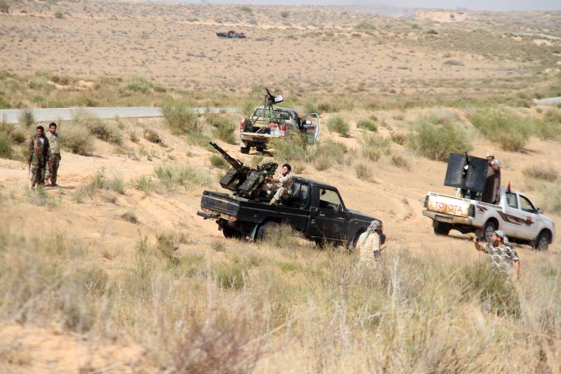مسلحون في ليبيا اسقطت طائرة من الجيش الوطني