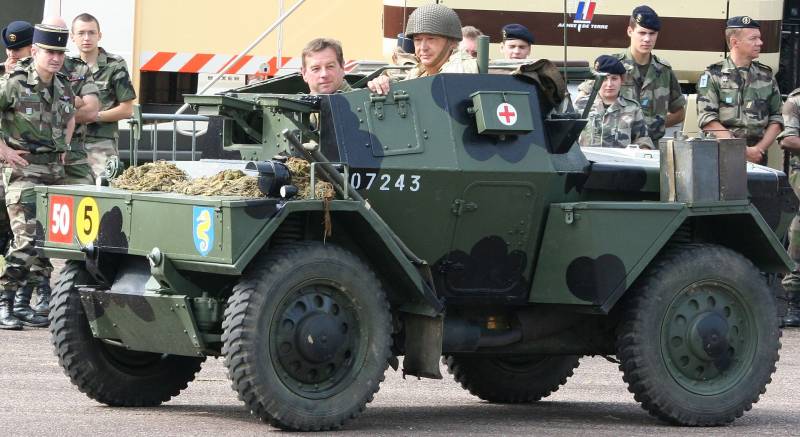 Wheeled armored vehicles of world war II. Part 15. Armored cars Daimler Scout Car (Dingo) and Daimler Armored Car