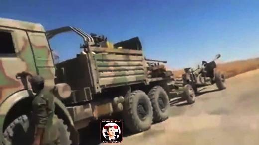 Syrian Mustang with two guns