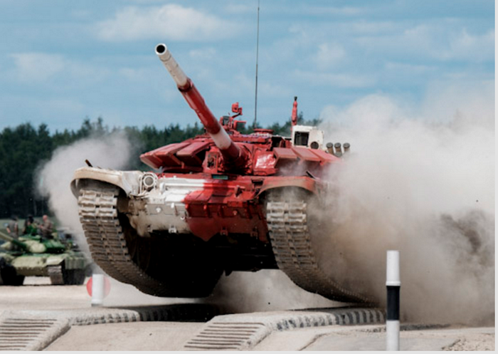 The Russian team won the first semifinal of 