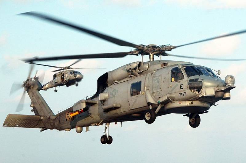 Spain was the first anti-submarine helicopter SH-60F Oceanhawk