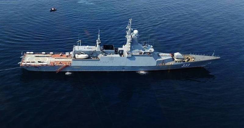 The crews of the corvettes of Russia and China tied for first place in the contest 
