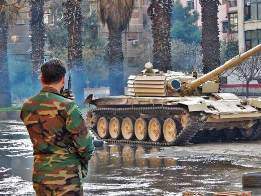 Syrian T-72M1 with the 