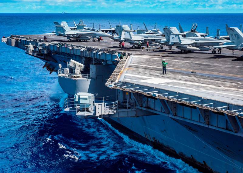 Iranian UAV flew 300 metres from the US Navy aircraft carrier