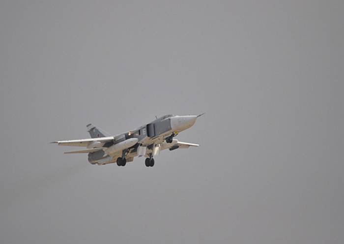 Naval aviation black sea fleet was expanded to include three su-24M