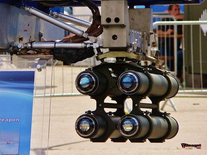 Aserbajdsjanske Mi-17, der er modtaget fra den Israelske LAHAT ATGM
