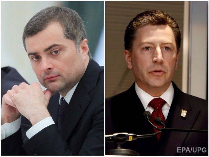 Суркоў і Волкер дамовіліся працягнуць сумесную працу па Украіне