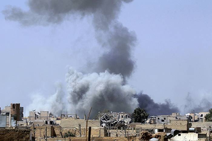 In raqqa killed nearly 80 people during the strikes of the US coalition