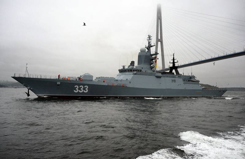 En vladivostok abierto para la visita a la corbeta 