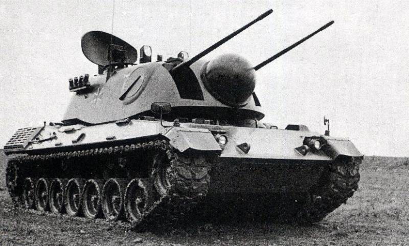 Experimental anti-aircraft self-propelled gun Matador (Germany)