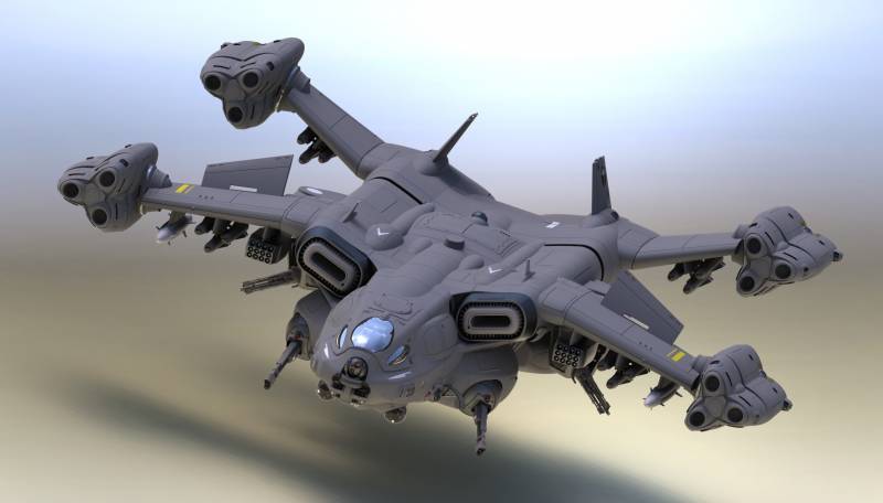Gunship: stilig middel for å bekjempe Barmaley