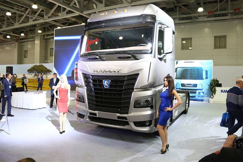 KamAZ is in the premium segment. Model KAMAZ-54901 cab K5