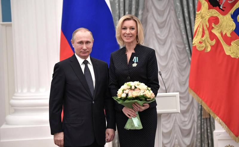 Zakharov hat ein Kommentar auf die Aussage von Merkel über die Krim und DDR
