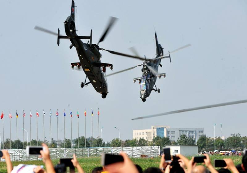 The exhibition opened in Tianjin Chinese aerobatic team 