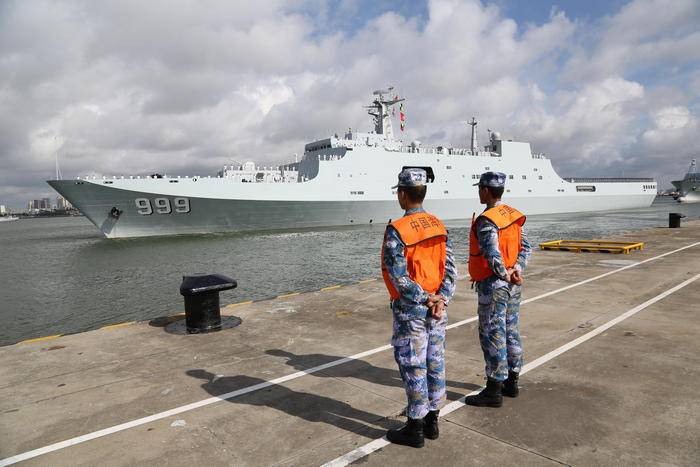 Op Toph war déi zweet Phas Marineübungen Russland a China