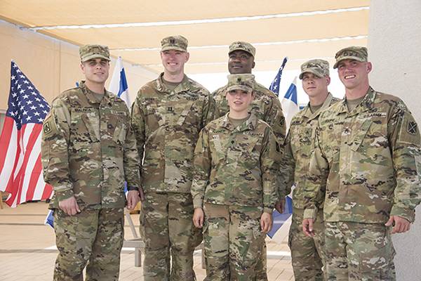 Israel placed first base the U.S. armed forces