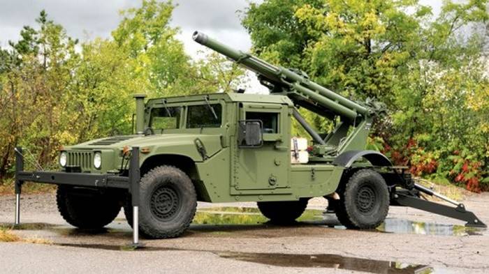 Dans les états-UNIS ont créé гаубицу sur la base d'un suv
