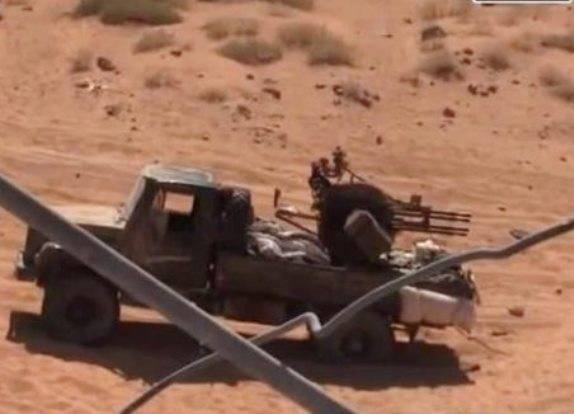 في سوريا ينظر ZPU-4 محمولة على سيارات 