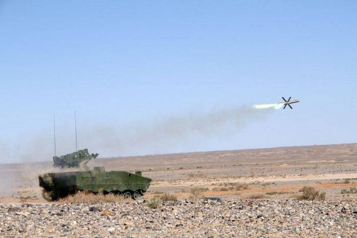China has demonstrated a new anti-tank missiles