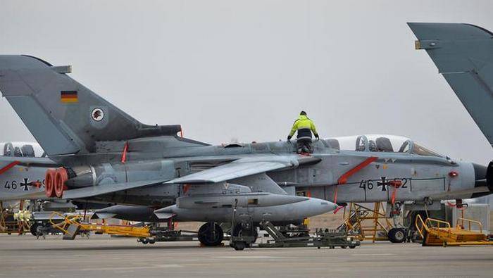 Bundeswehr förde en kontingent från den turkiska bas Incirlik