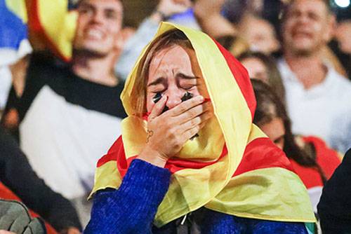 This eurodemocracy. Thousands of people were injured in Catalonia