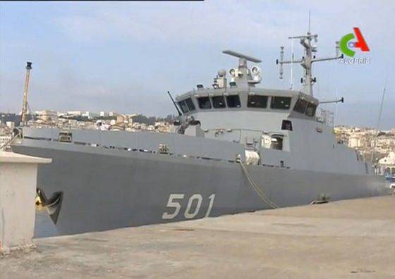 In the Navy of Algeria entered the ship's mine defense