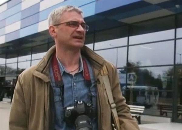 The NTV journalist was detained in Ukraine while cutting the 