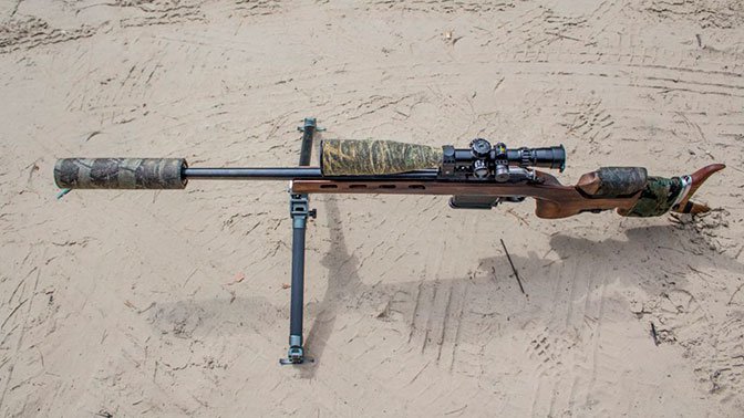 El rifle мосинка contra 