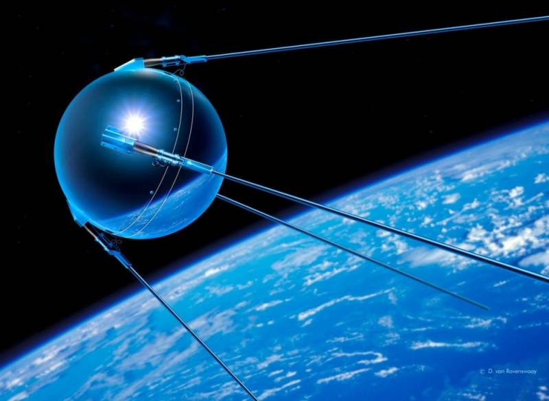 Sökvägen för den första satellit