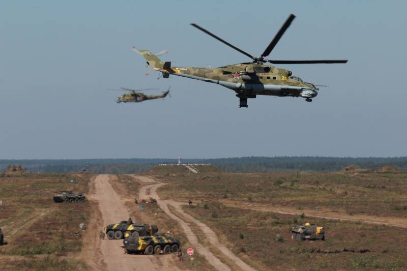 Sur la doctrine de l'OTSC «l'Interaction» a l'entraînement de l'aviation ЮВО et le SOLEIL de l'Arménie