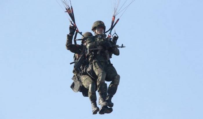 The special forces of the DPRK have tested the attack using paragliders