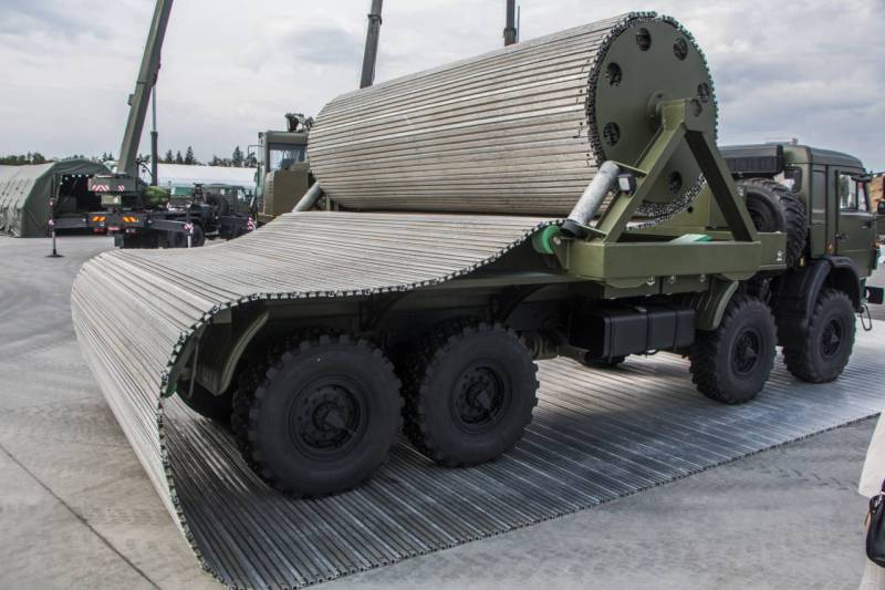 The defense Ministry will receive foldable road for the passage of heavy vehicles through the mud