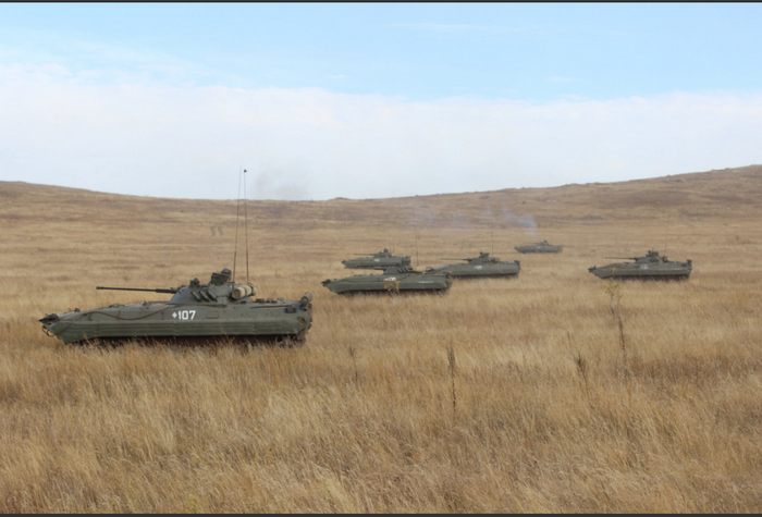 In the Orenburg region passed the final exercises of motorized rifle and tank live-fire