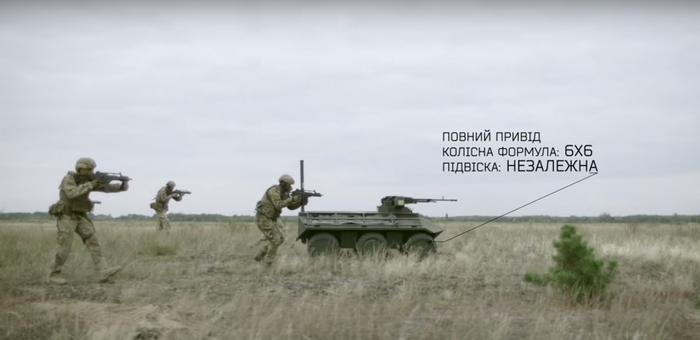 UNIAN: le Nouveau ukrainien, le robot peut aller dans un ATO déjà en 2018