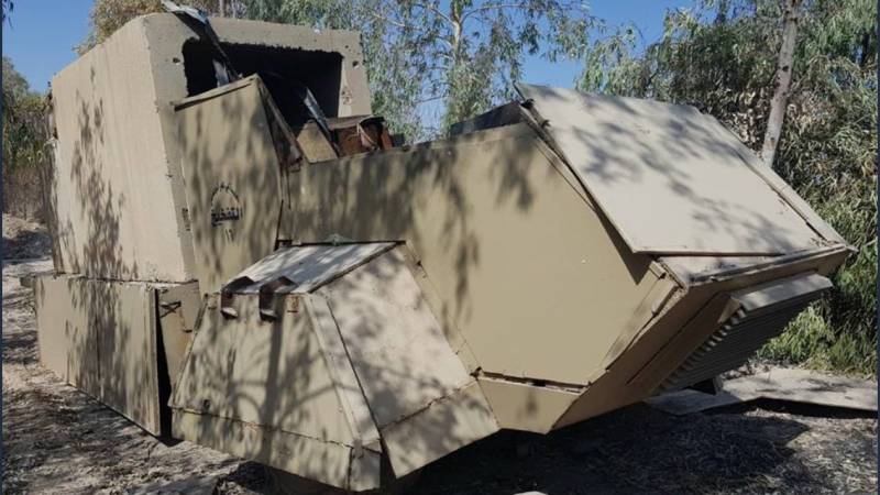 L'irak, l'armée a capturé BTR avec structure en béton armé d'une armure