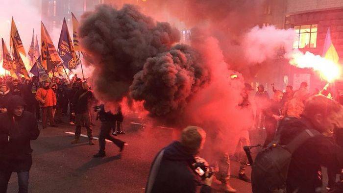In Kiev held a March of nationalists