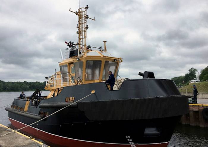 W skład floty Bałtyckiej przyjęty najnowszy holownik рейдовый