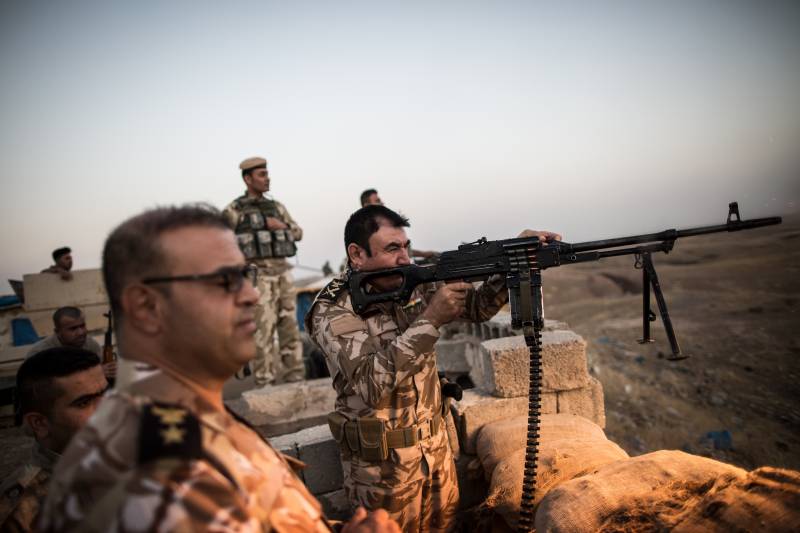 The first clashes between the Iraqi army and with Kurds in Kirkuk